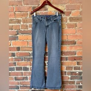 NYDJ Farrah Flare Grey Jeans. Size: 8